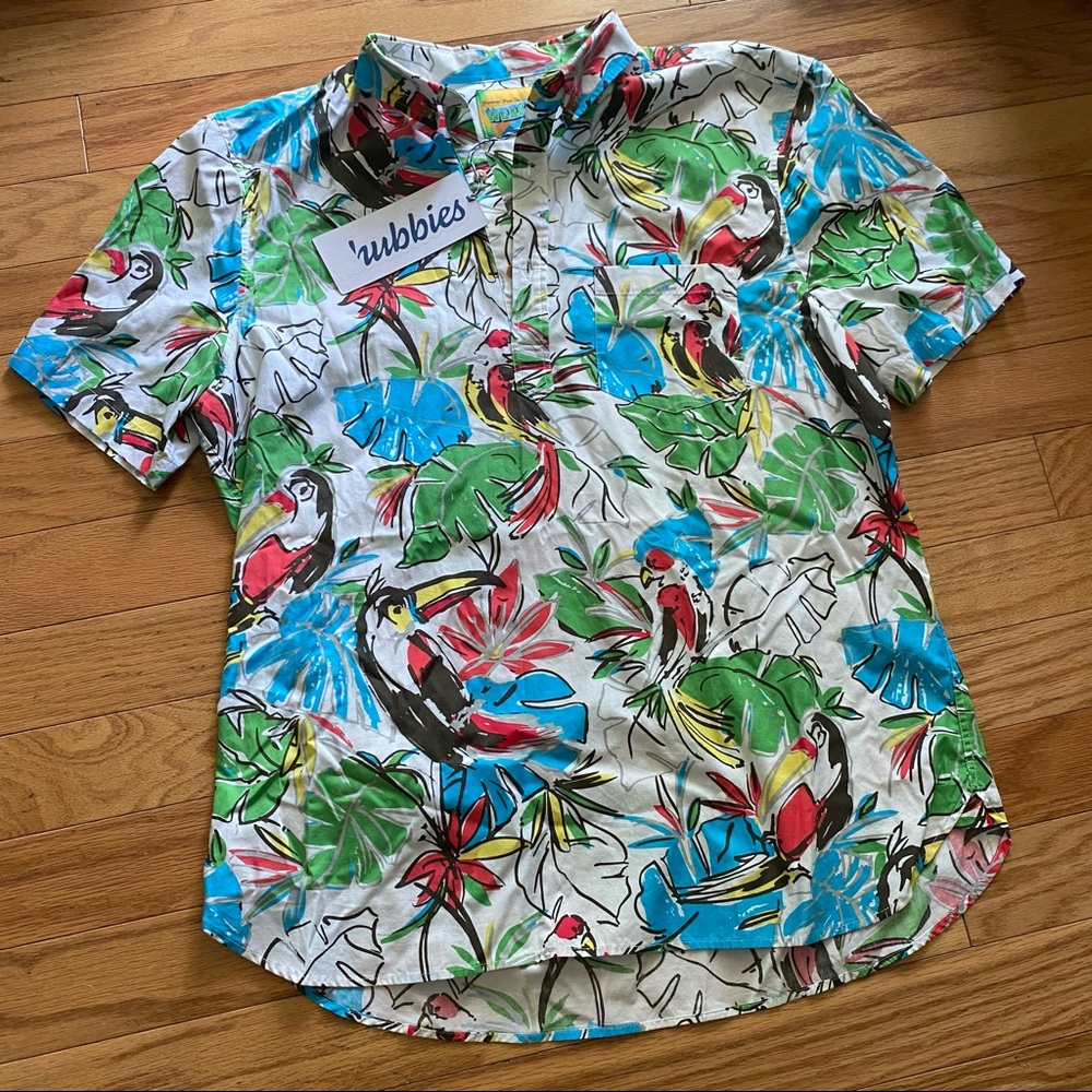 NWT Chubbies Popover Shirt